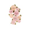 Paper flowers Secret Garden , 20-40mm, 9 pcs