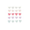 Artemio Epoxy Stickers Corazones, 20 pz