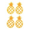 Ananas en feutre jaune, 12 pcs