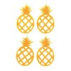 Felt pineapple yellow, 12 pcs