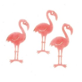 Flamant rose en feutre, 12 pcs