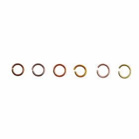 Jump rings silver, box of +/-1080 pcs