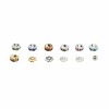 Assortiment de calottes et rondelles strass, +/- 290 pcs