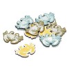 Wooden crabs, 4cm, 12 pcs