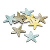 Wooden Sea stars, 4cm, 12 pcs