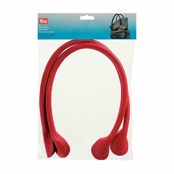 Prym Theresa - Asas de cuero sintético, 60cm, rojo