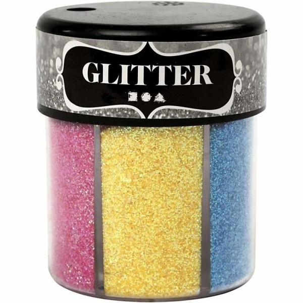 Paillettes à coller, assortiment 6 couleurs