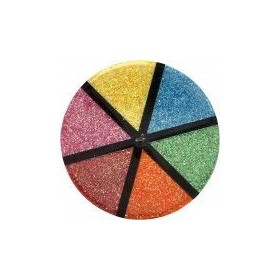 Purpurina par pegar - 6 colores