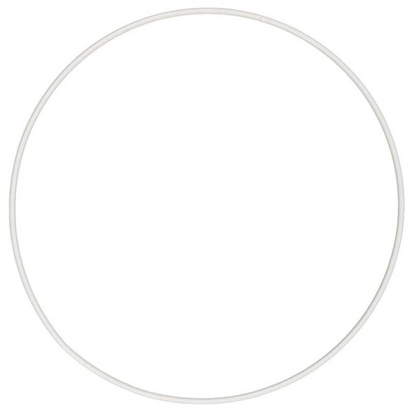 White metal ring Ø35cm