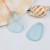 Pendant Ocean aqua blue,  20mm x 15mm, 5 pcs