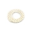 Rattan jewelery element, circle 3.6cm, 2 pcs