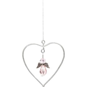 Ornements Ange, h: 3,5 cm, argent antique, argenté, 8pcs