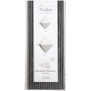 Ornements diamants, blanc, Basic, 12 pcs assorties