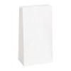 Sachet à fond plat 240 x 130 x 75 mm blanc, 25 pcs
