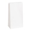 Paper bags white, 240 x 130 x 75 mm blanc, 25 pcs