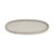 Oval long dish 39x14cm, light grey