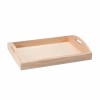 Plateau en bois 37x28.5x7cm