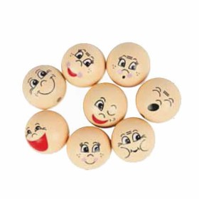 Wooden face 30mm, 3 pcs