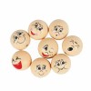 Wooden face 30mm, 3 pcs