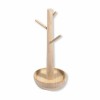 Wooden jewellery stand, FSC 100%, ø13cm, H31,5cm