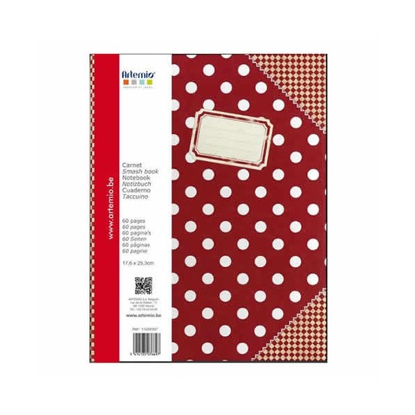 Cuaderno carton, 17.6x25.3cm, Campagne