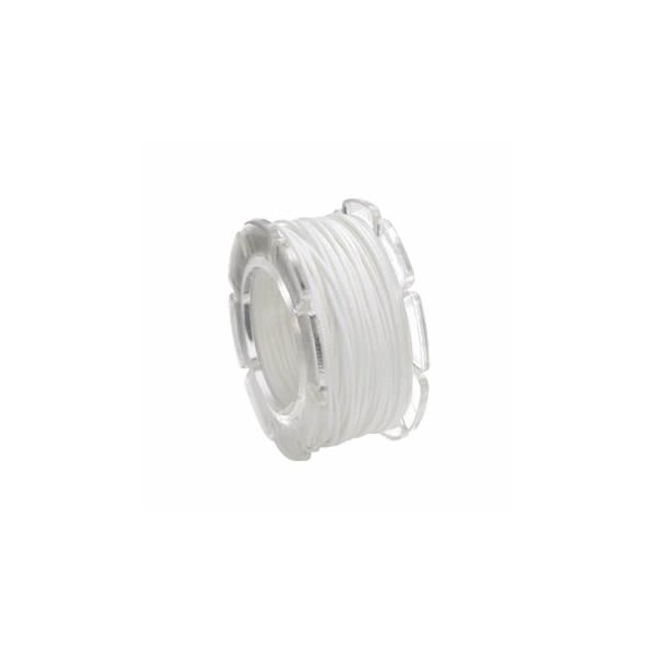 Cordon ciré Ø1mm- 5m, blanc