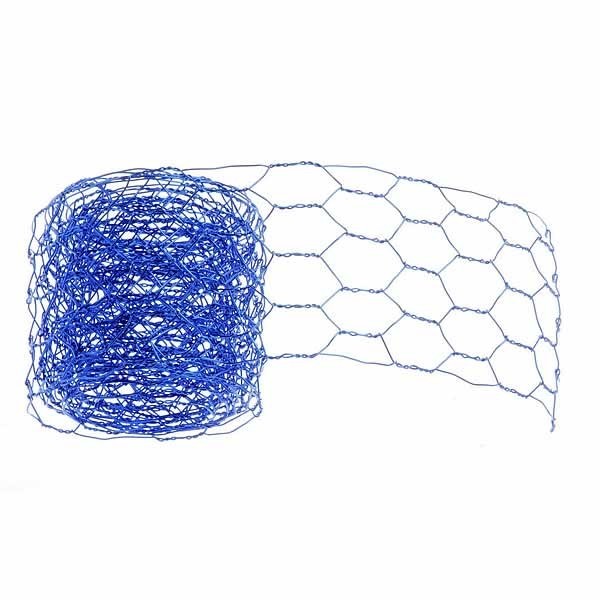 Mesh alu wire, 50mm/2m, blue