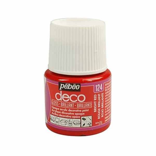Pébo Déco glossy, bright red