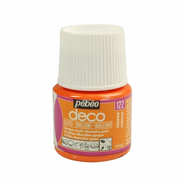 Pébéo Déco brillante, naranja