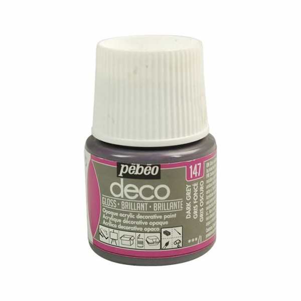 Pébo Déco glossy, dark grey