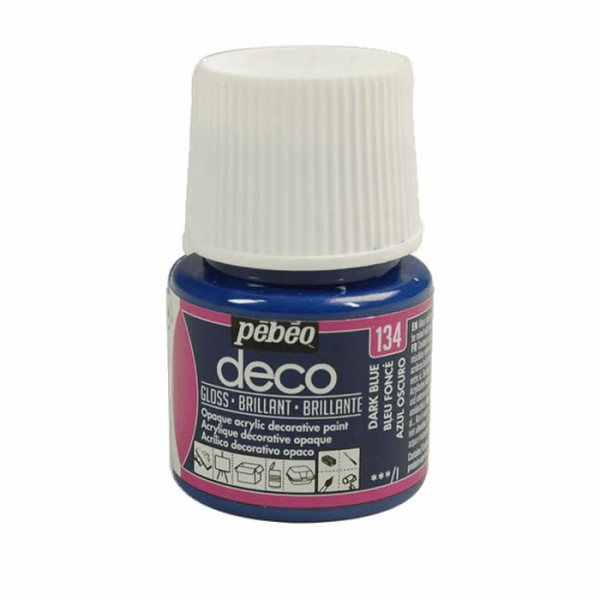 Pébo Déco glossy, dark blue