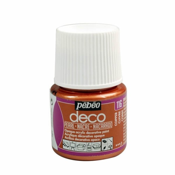 Pébéo Déco nacré, nacre de cuivre
