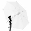 Occasion - Parapluie photo / video, blanc avec étui plastique