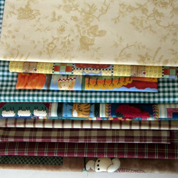 Occasion - Lot de tissus coton style coutry