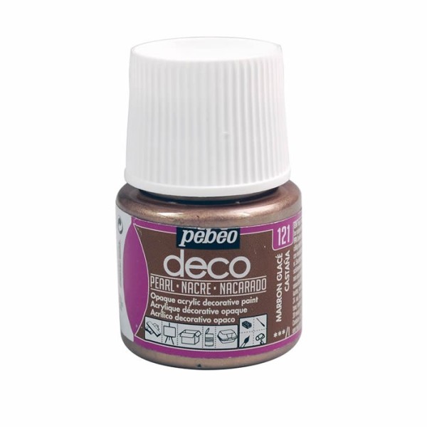 Pébéo Déco nacré, marron glacé