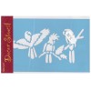 Pochoir perroquets 10x20cm