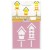Stencil Birdhouses 10x10cm