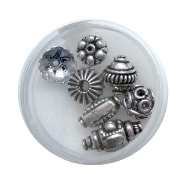 Metal beads mix, 8g