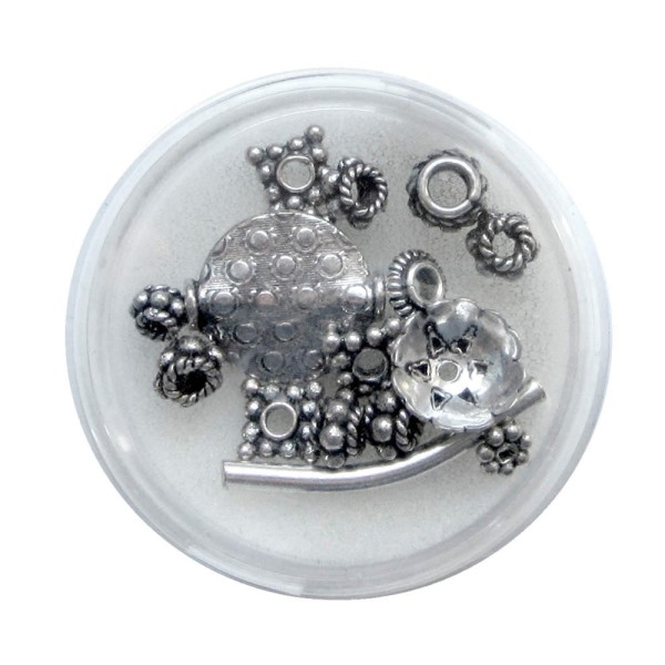 Metal beads mix, 8g