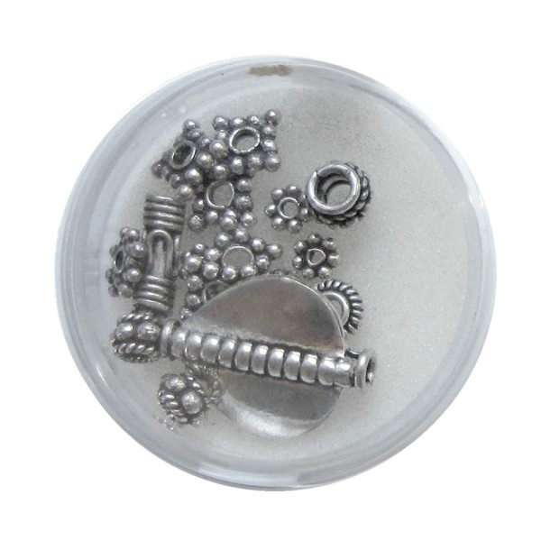 Metal beads mix, 8g