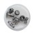 Metal beads mix, 8g