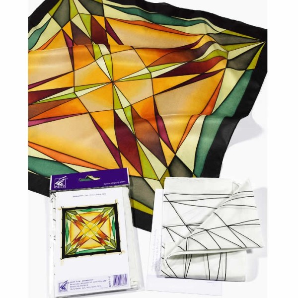 Petit foulard Cari, pongé 08, 55x55cm