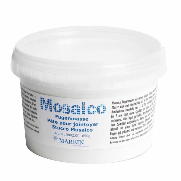 Mosaico - Polvo para juntas, blanco, 650g