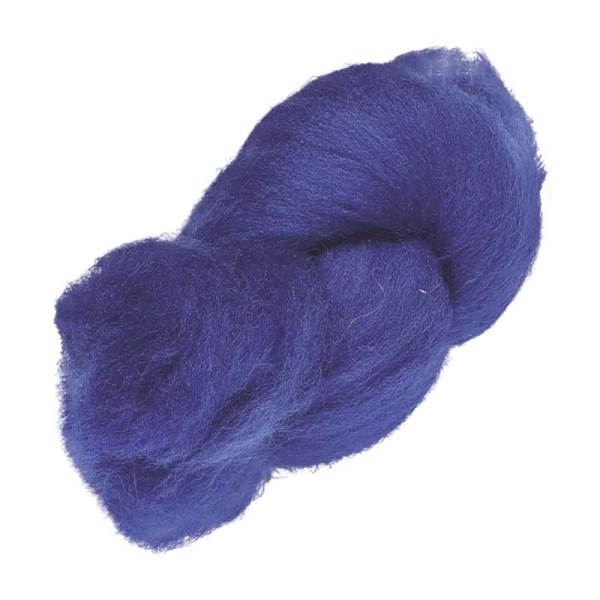 Felting wool, blue