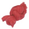 Felting wool, red