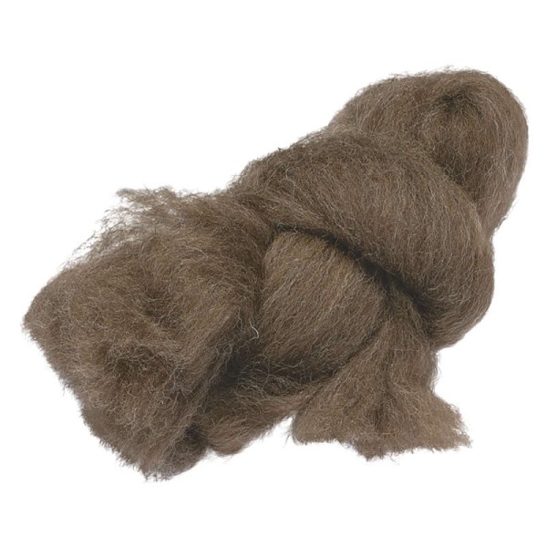 Hebras de lana, marron oscuro