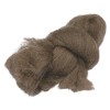 Felting wool, dark brown