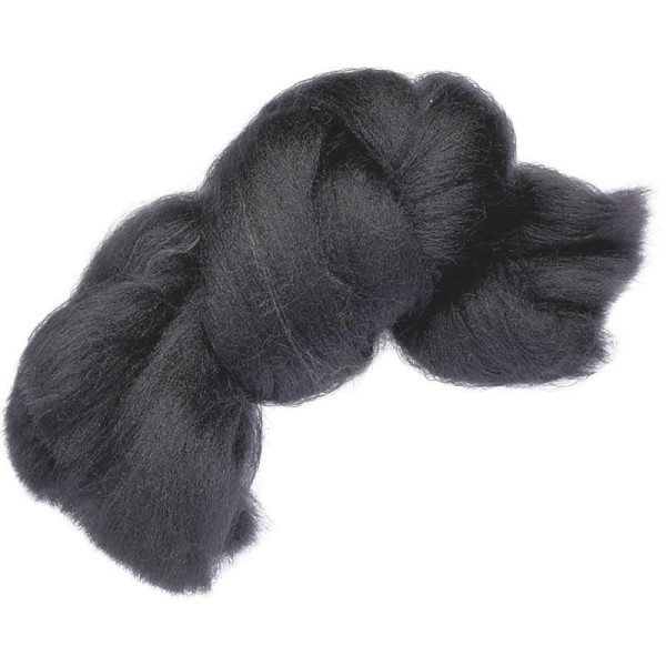 Felting wool, black