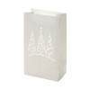 Linterna del papel Luminaria Abeto 26,5 x 15,5 x 9 cm, 6 pz