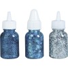 Glitter glue Stars 3 x 30 ml